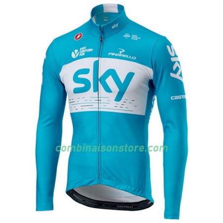 Maillot 2018 Team Sky Manches Longues N002